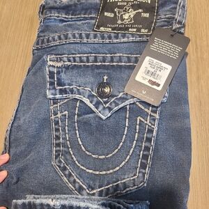 True Religion Denim Jeans with White Stitching